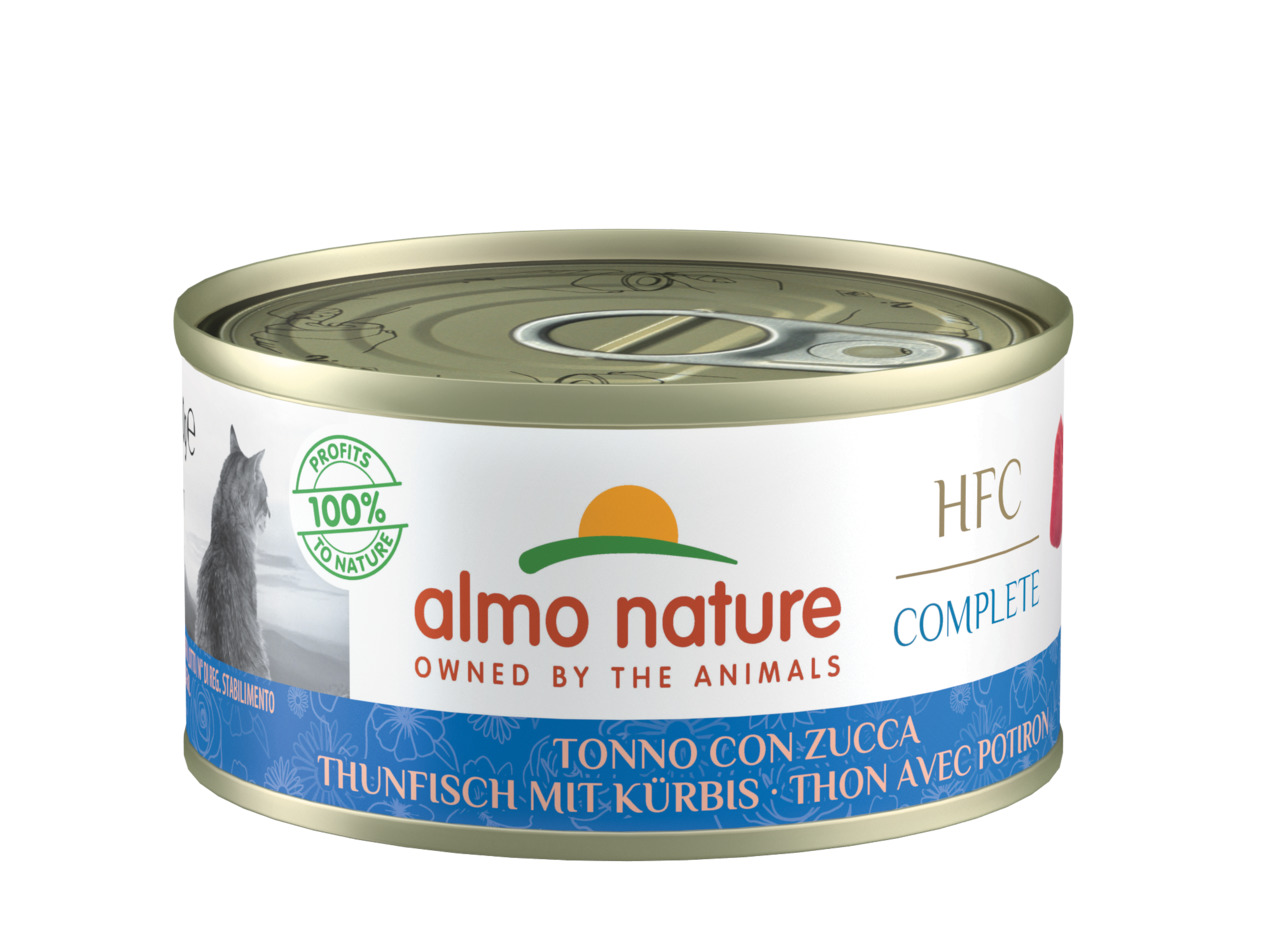 Almo Nature HFC Complete Thunfisch mit Kürbis Katzen Nassfutter 70 g