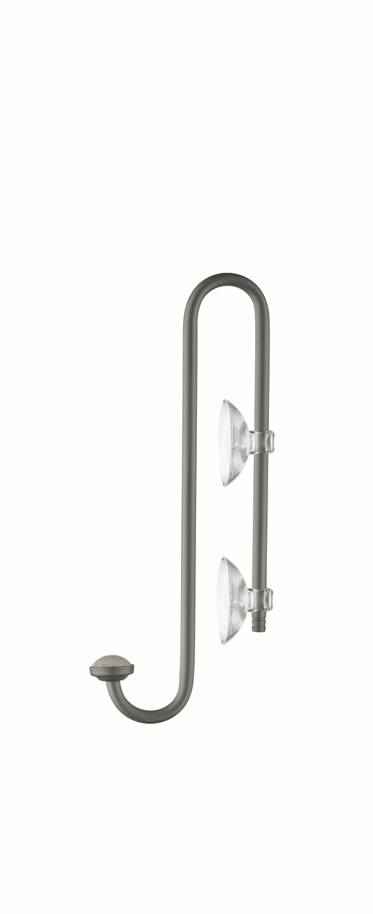 Chihiros Edelstahl-Aquarium-Ausströmer, Zubehör f. Aquarien, robust, 2 Saugnäpfe, optimale Sauerstoffzufuhr & Wasserzirkulation.