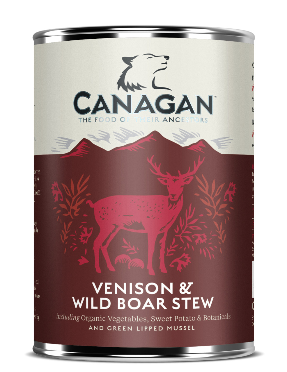 Sparpaket 24 x 400 g Canagan Venison & Wild Boar Stew Hunde Nassfutter