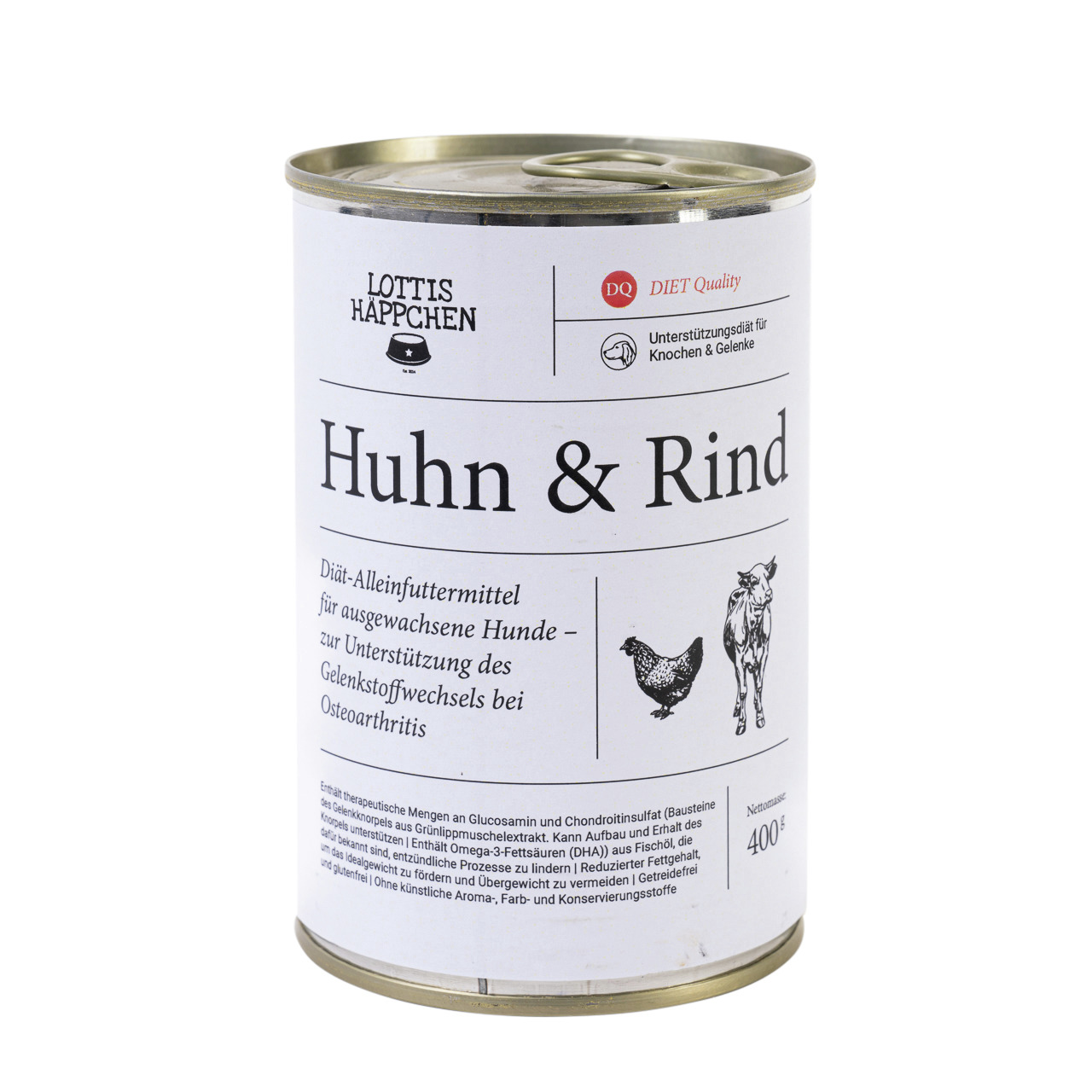 LOTTIS HÄPPCHEN Gelenke Huhn, Rind und Lachs 400 g