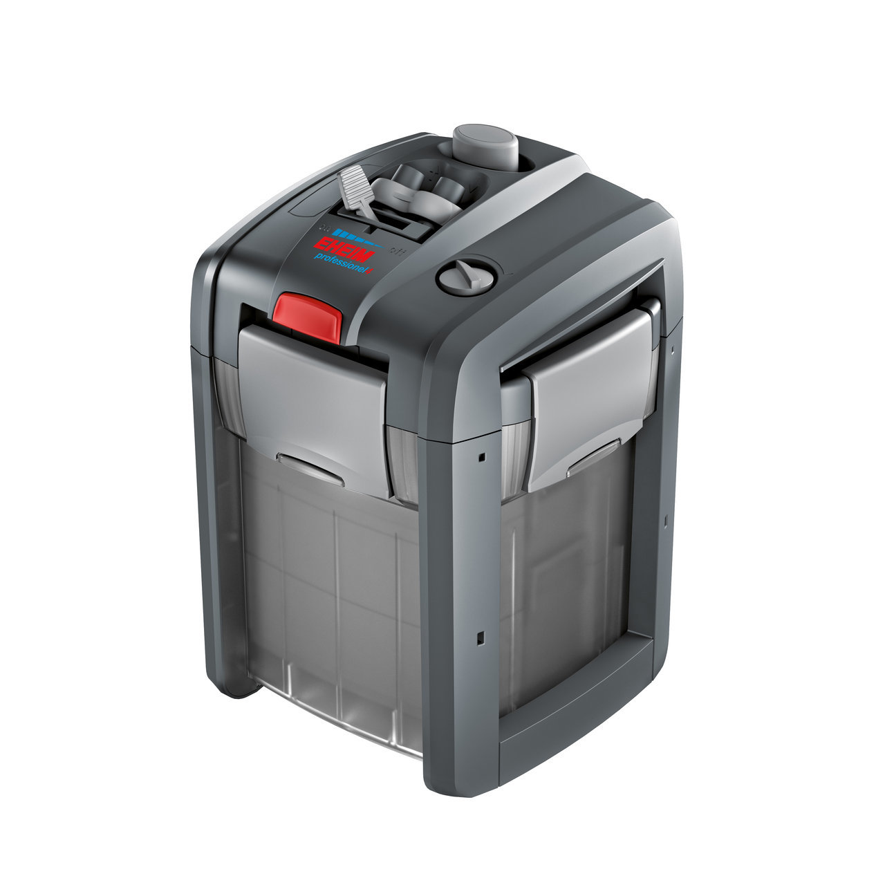 EHEIM professionel 4+ Außenfilter, für Süß-/Meerwasseraquarien, graues Design, Xtender-Funktion, effiziente Filterleistung.