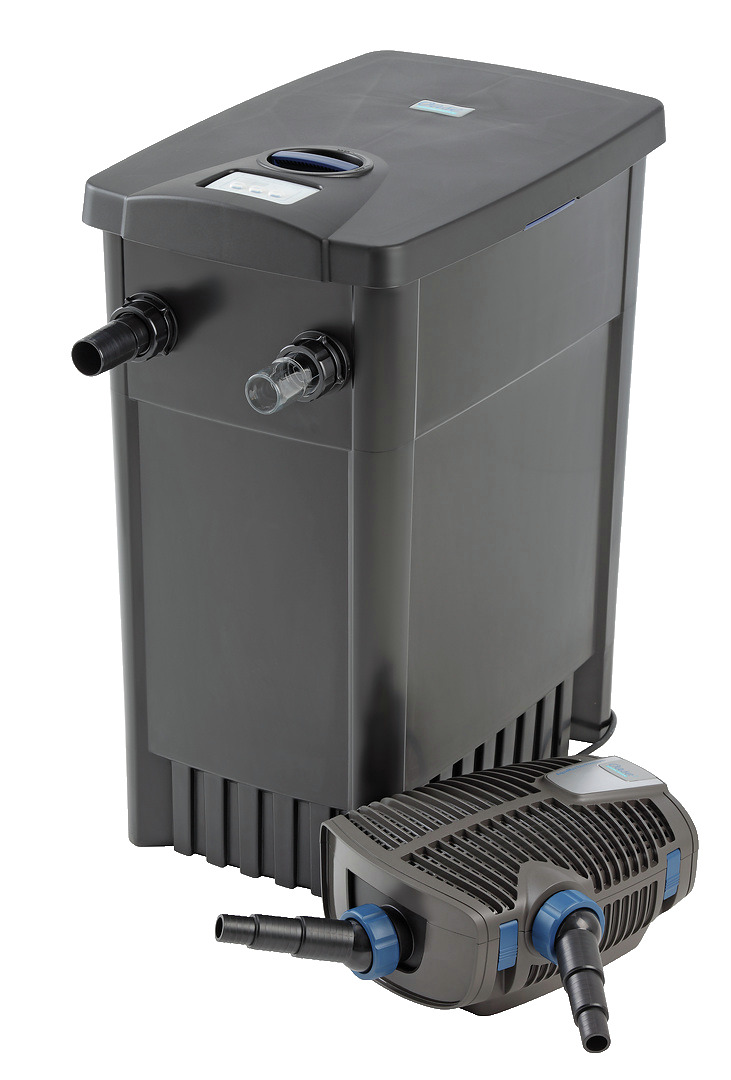 Oase BioSmart Set 24000, Filtersystem für Teiche, effektive Wasserreinigung, kompakt, einfache Installation, mit Pumpe.