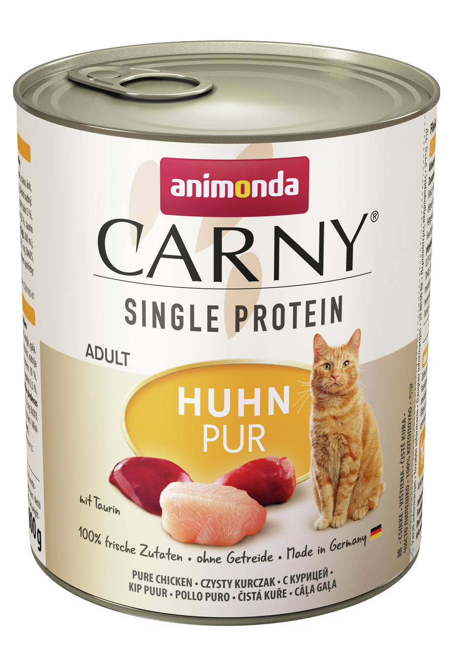 animonda Carny Adult Single Protein Huhn Pur 800g Dose Katzennassfutter