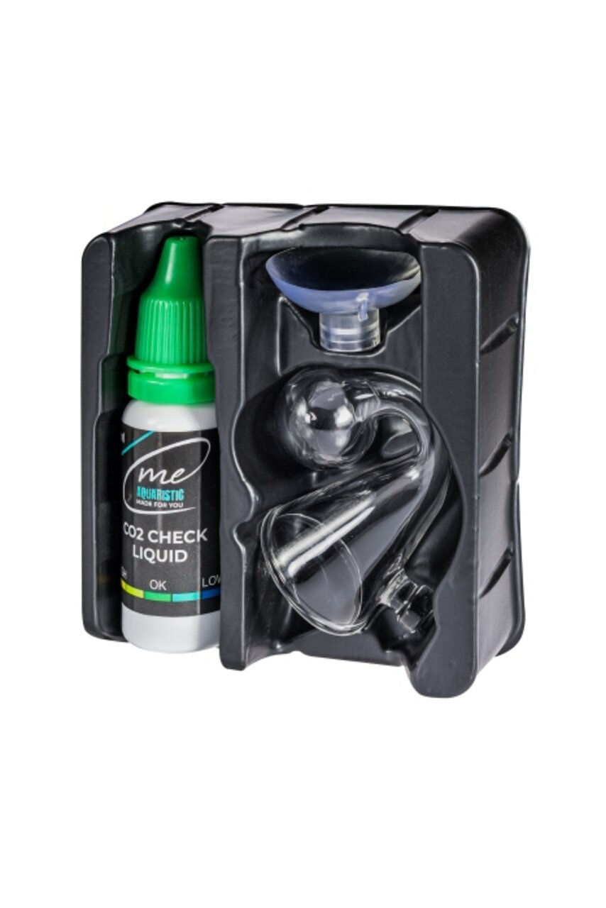 ME CO2 Check Liquid für Aquaristik, zur CO2-Kontrolle im Aquarium, inkl. Zubehör, geeignet für alle Süßwasserfische.