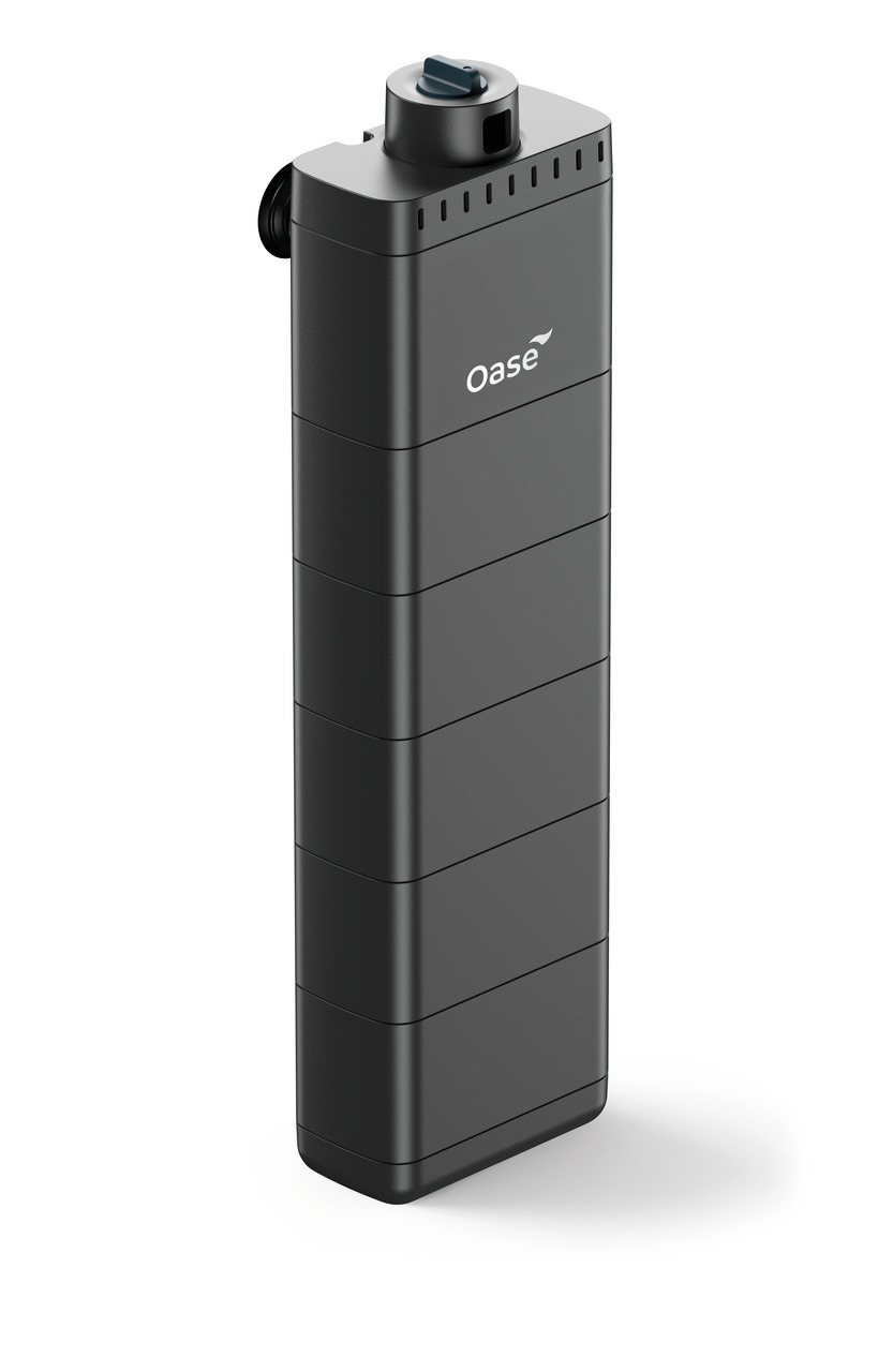 Oase BioCompact 25 Innenfilter, für Aquarienbesitzer, effiziente Wasserreinigung, modernes Design, kompakt, schwarz.