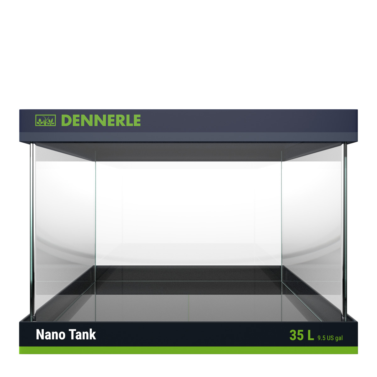 DENNERLE Nano-Aquarium, 35 L, klares Glas, für Aquaristik-Enthusiasten, ideal für kleine Fische, Garnelen & Pflanzen.