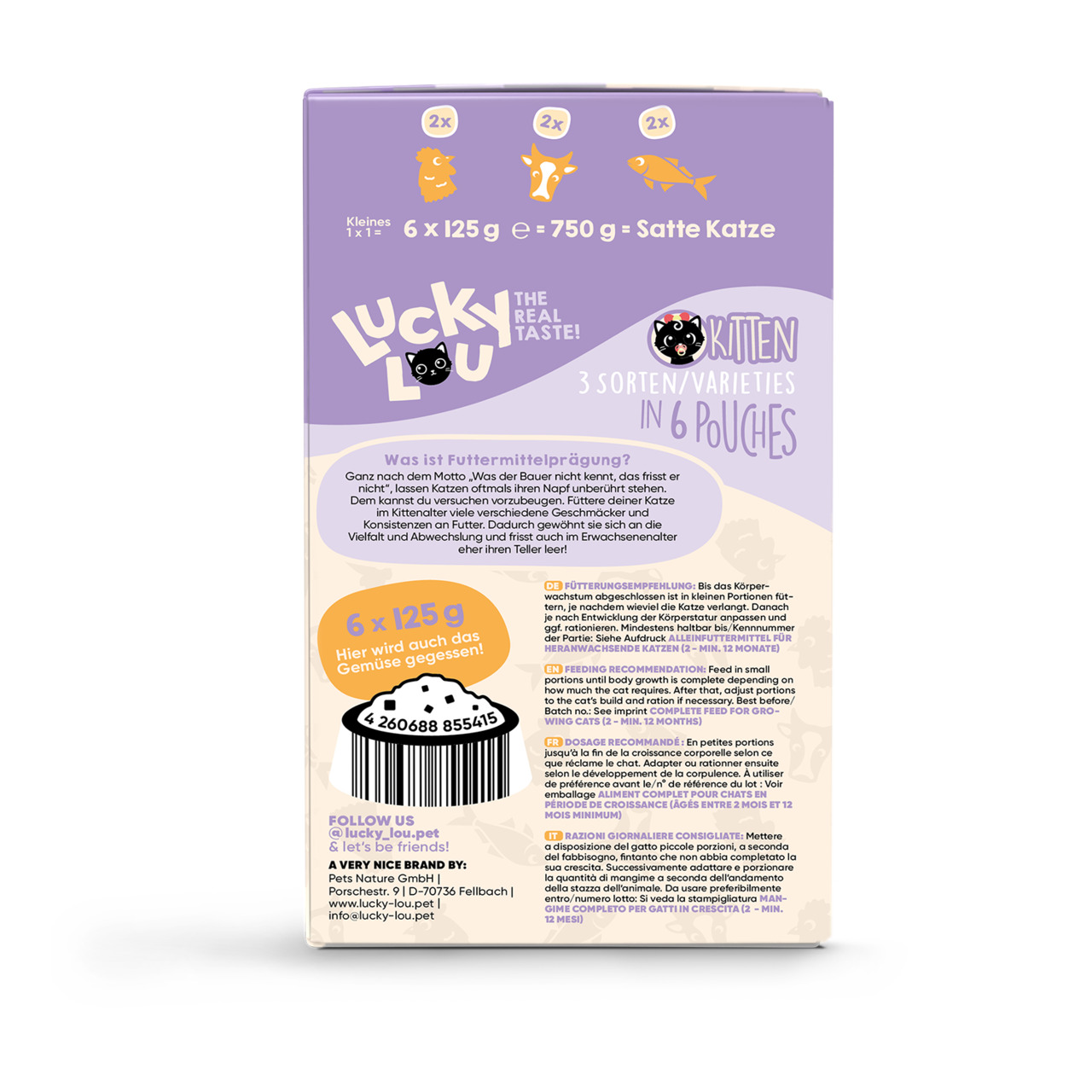 Lucky Lou Kitten Multipack 5+1 125 g