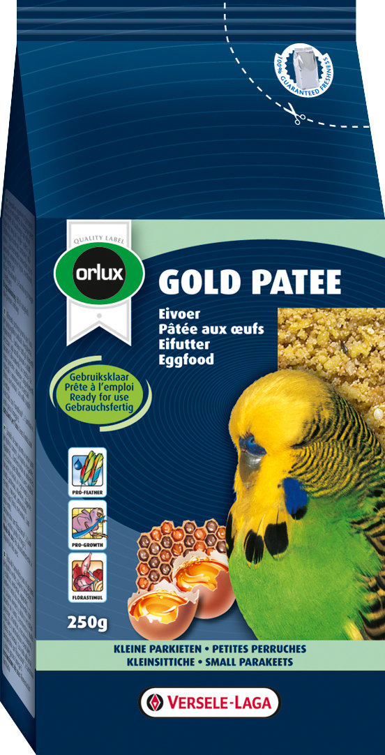 Sparpaket 2 x 250 g Versele-Laga Orlux Gold Patee Eifutter Kleinsittiche Vogel Ergänzungsfutter