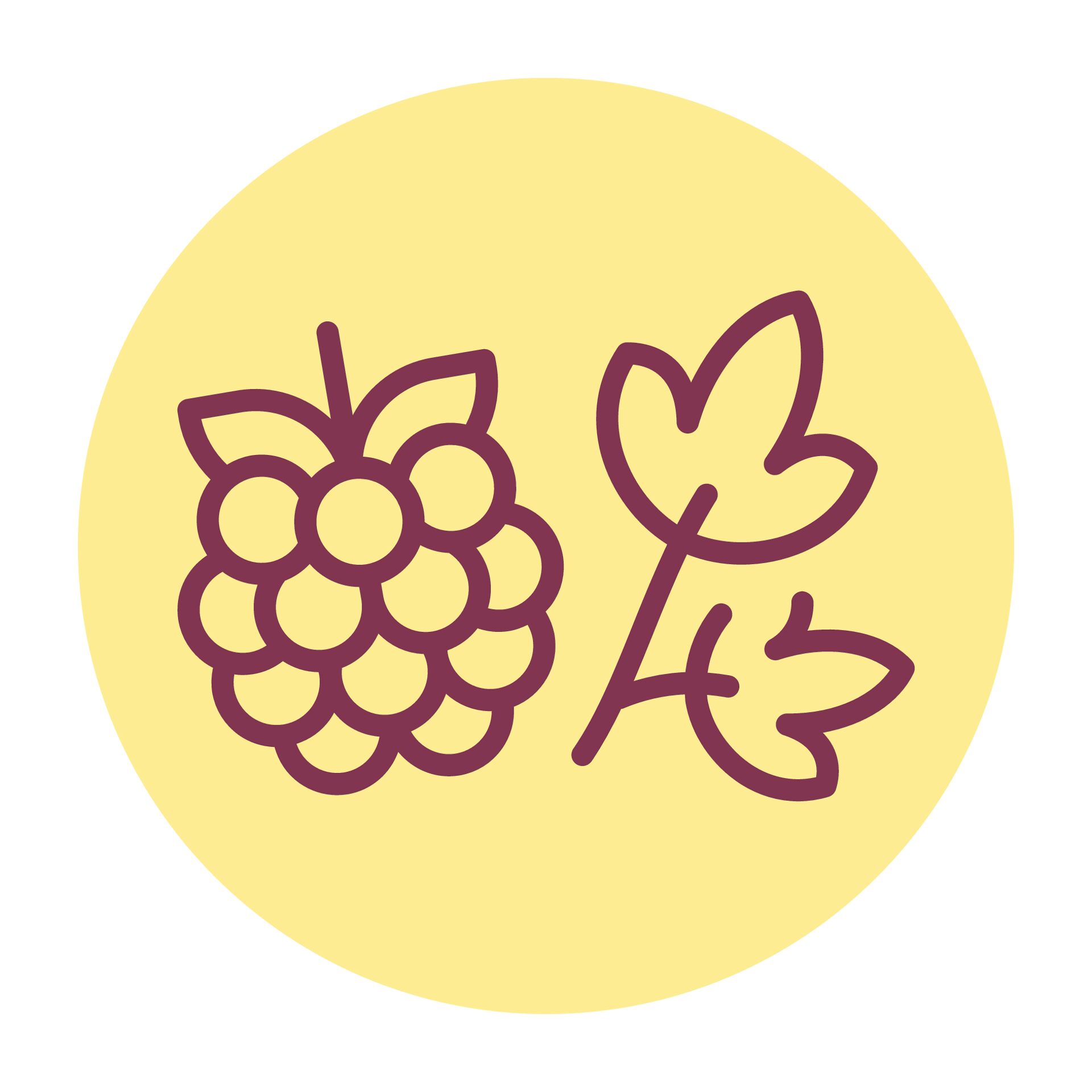 Jos Icons Herbsandfruit Yellow Mini