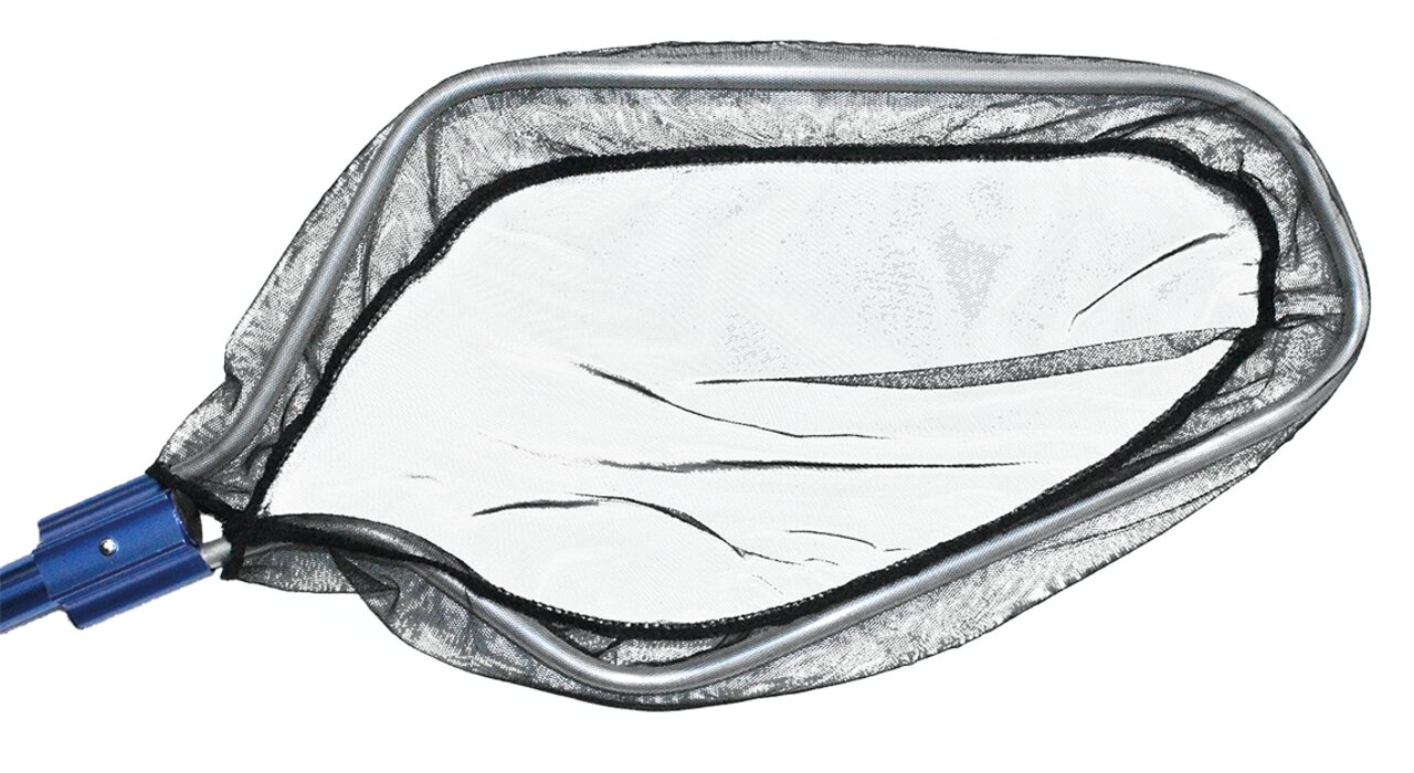 Kescher Unique Koi, für Teichpflege, robustes Metallgestell, feinmaschiges Netz, ideal für Fische fangen/Schmutz entfernen.