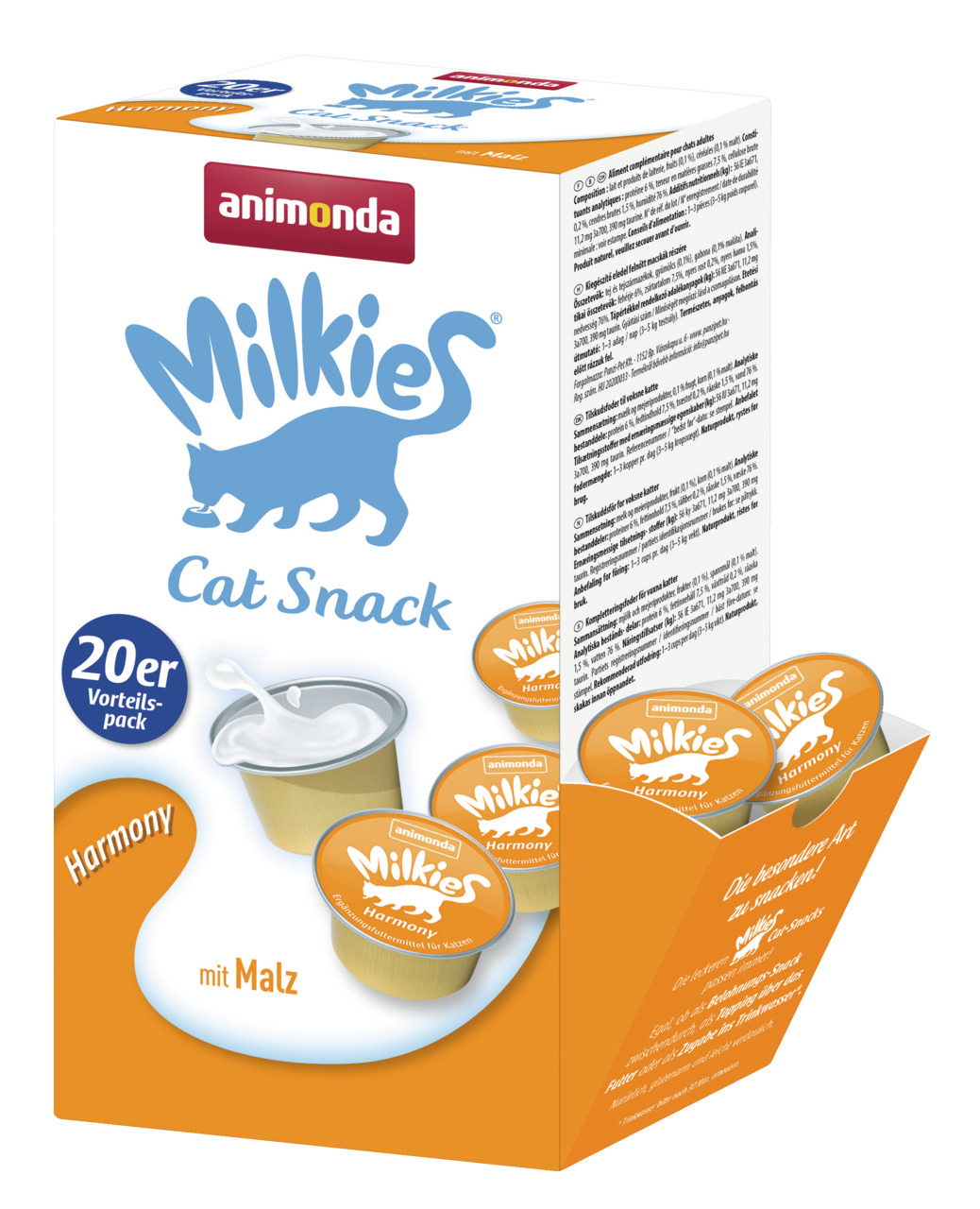 animonda Milkies Harmony Kapseln 20 x 15g Multipack Katzensnack