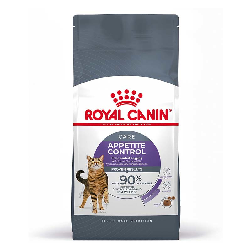 ROYAL CANIN Appetite Control Care, Katzenfutter f. ausgew. Katzen, 2 kg, reduziert Betteln, über 90 % Erfolg in 4 Wochen.