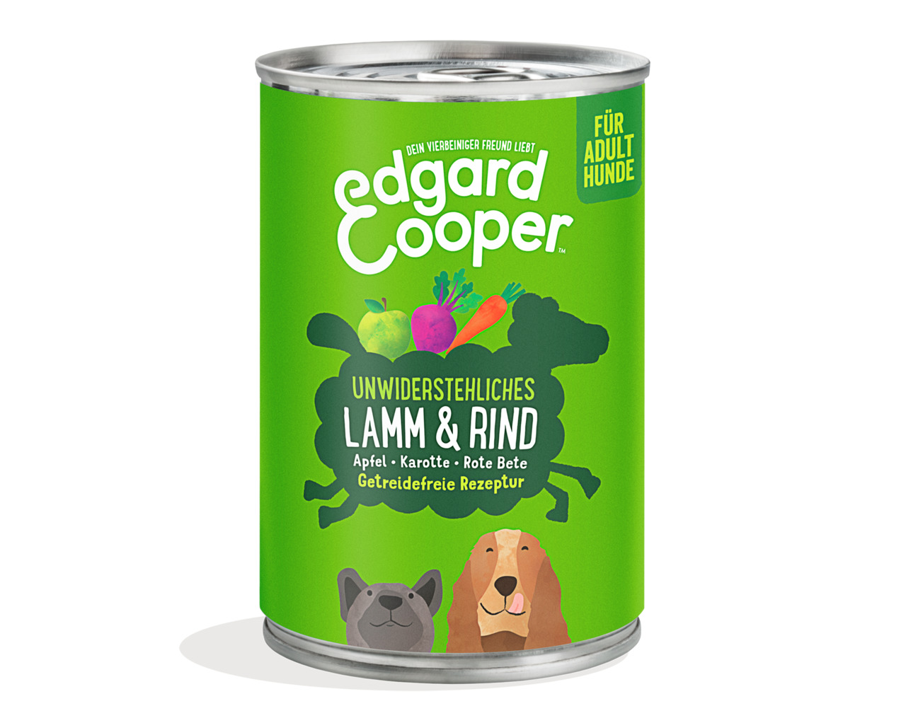 Edgard&Cooper Adult Lamm und Rind getreidefrei 400 Gramm Hundenassfutter