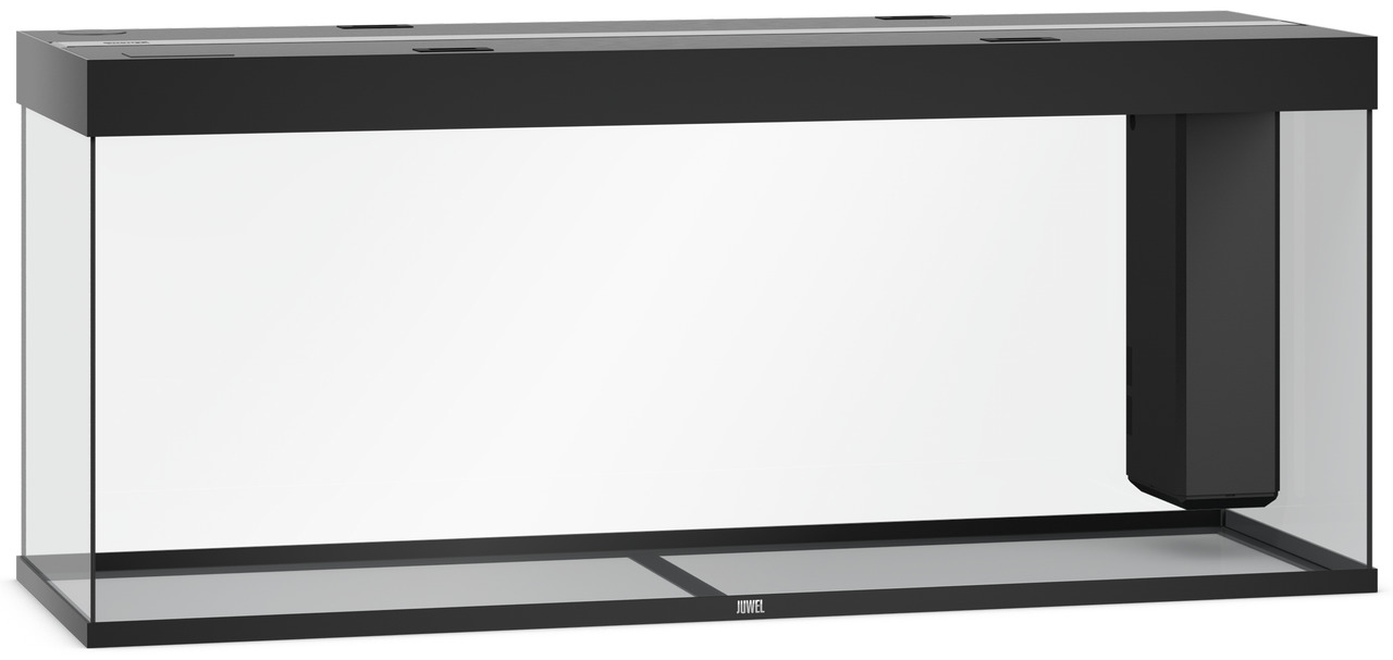 JUWEL Aquarium Rio 240, schwarz, für Aquaristik-Enthusiasten, mit Filter, Beleuchtung, ideal für Süß--Meerwasser.