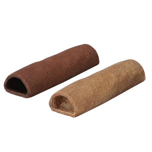 AQUA DELLA Höhlen, 2 Farben (Braun, Beige), für Fische-Garnelen, Rückzugsort, fördert Wohlbefinden, nat. Material, ideal für Aquarien.