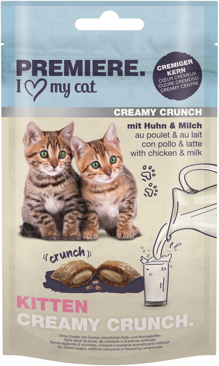 PREMIERE Knusperkissen Kitten Milch 60 g
