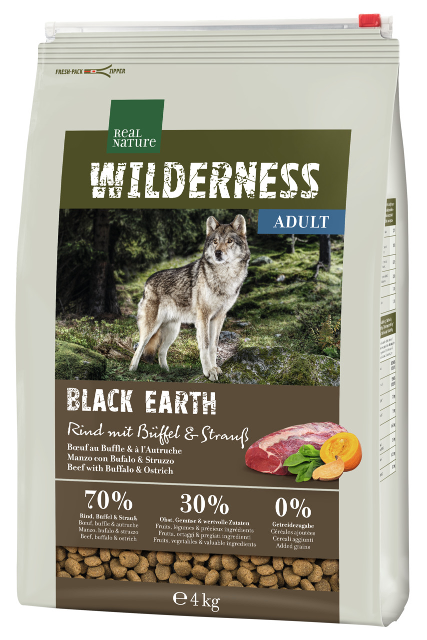 REAL NATURE Wilderness Adult Black Earth 4 kg