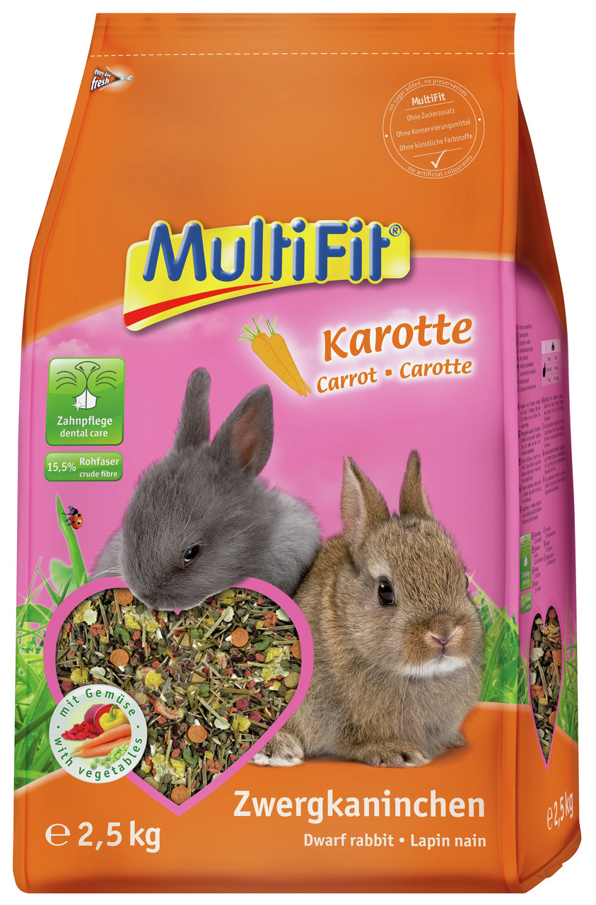 MultiFit Kaninchen Karotten 2,5 kg