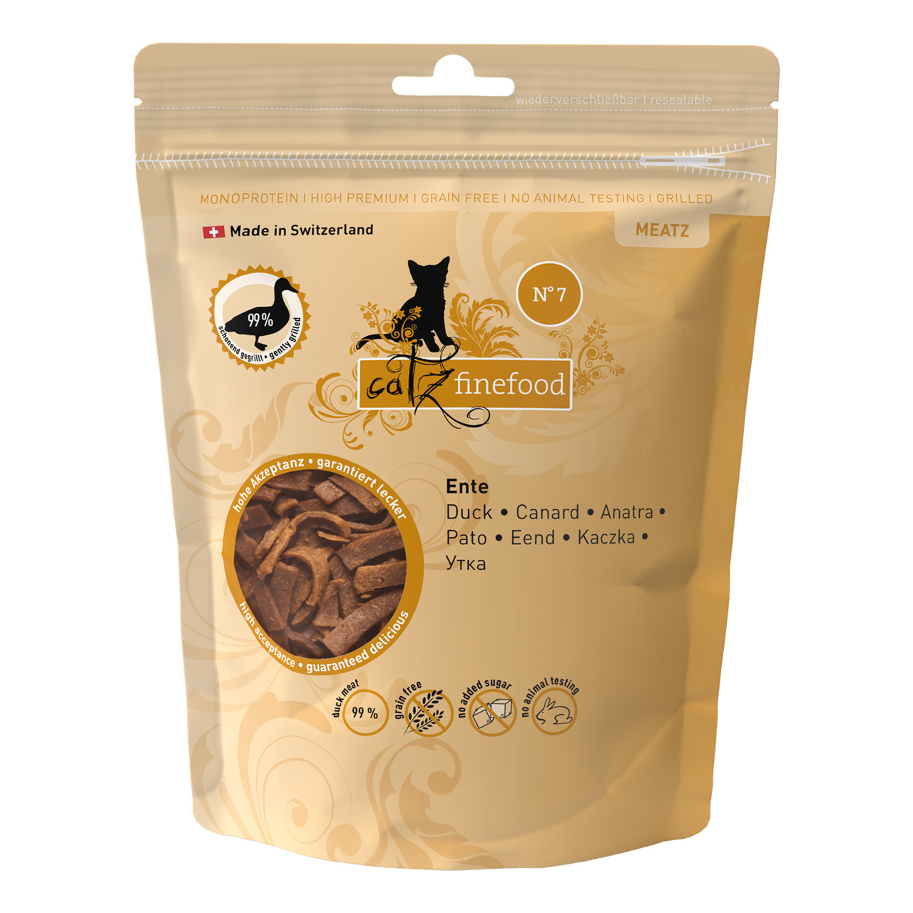 catz finefood Meatz No. 7 Ente 45 Gramm Katzensnacks
