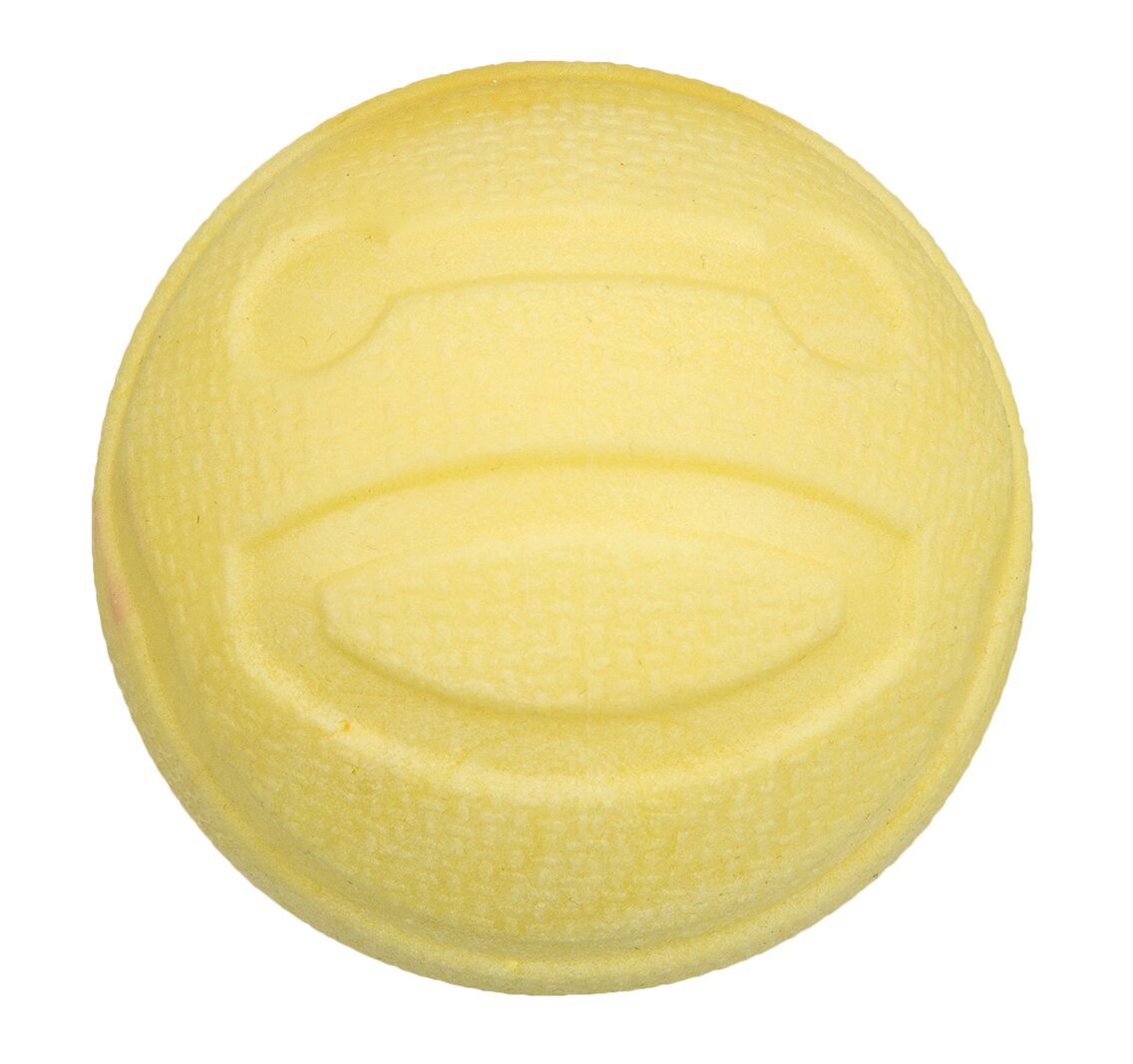 TRIXIE Hundespielball, Schaumstoff, für alle Hunde, Zahngesundheit, Apportierspiele, schwimmfähig, Ø 6 cm, drinnen & draußen.