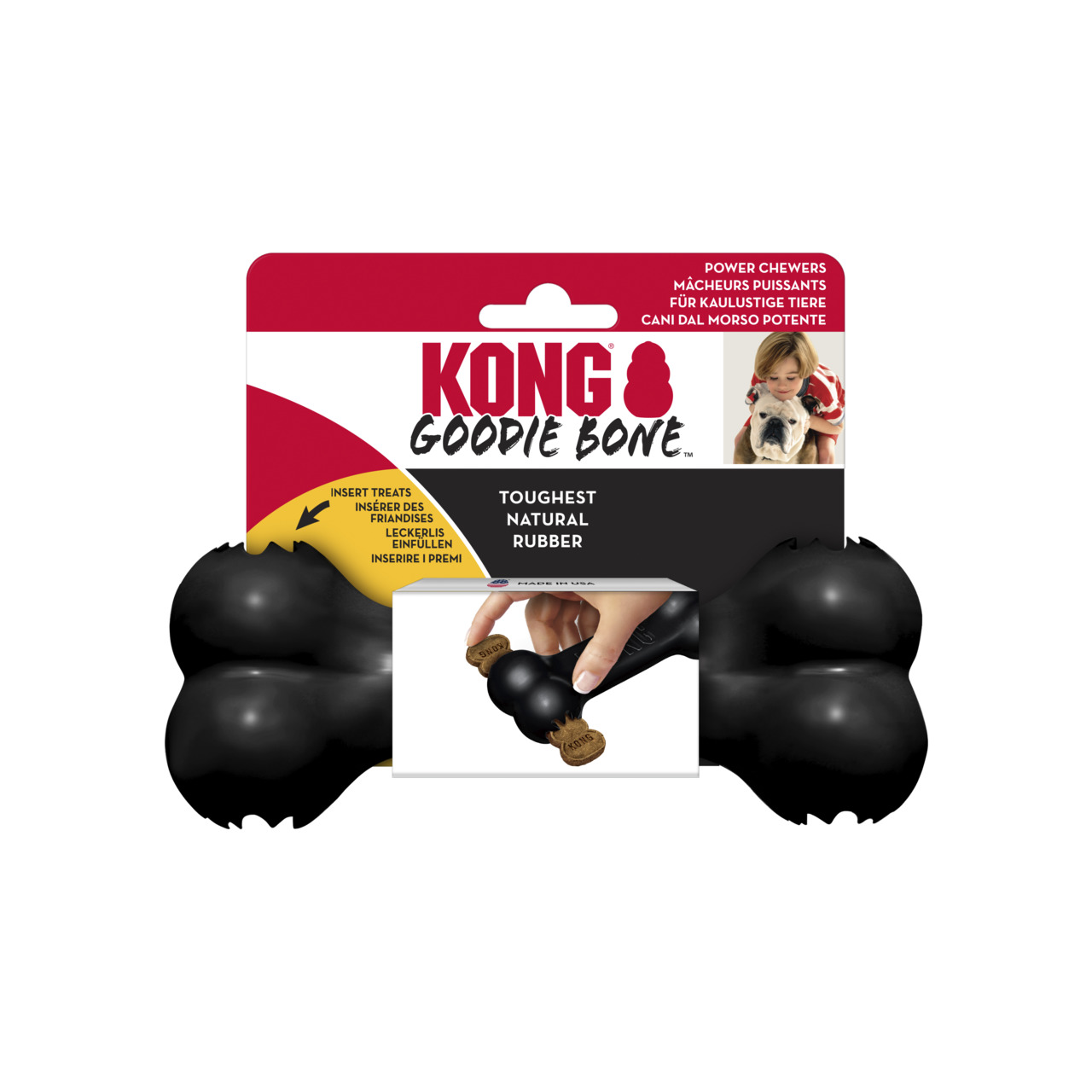 KONG Hundespielzeug, robust & langlebig, für Hunde aller Größen, sorgt für Kau- & Spielspaß. Menge nicht erkennbar.