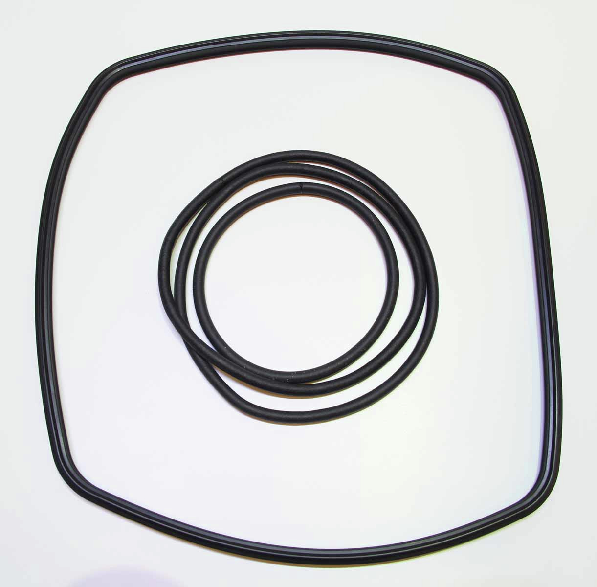 EHEIM Ersatzteil-Set: 2 Dichtungsringe (schwarz) für EHEIM-Aquarienfilter, Abdichtung f. optimale Funktion, Zielgr.: Aquarienbesitzer.