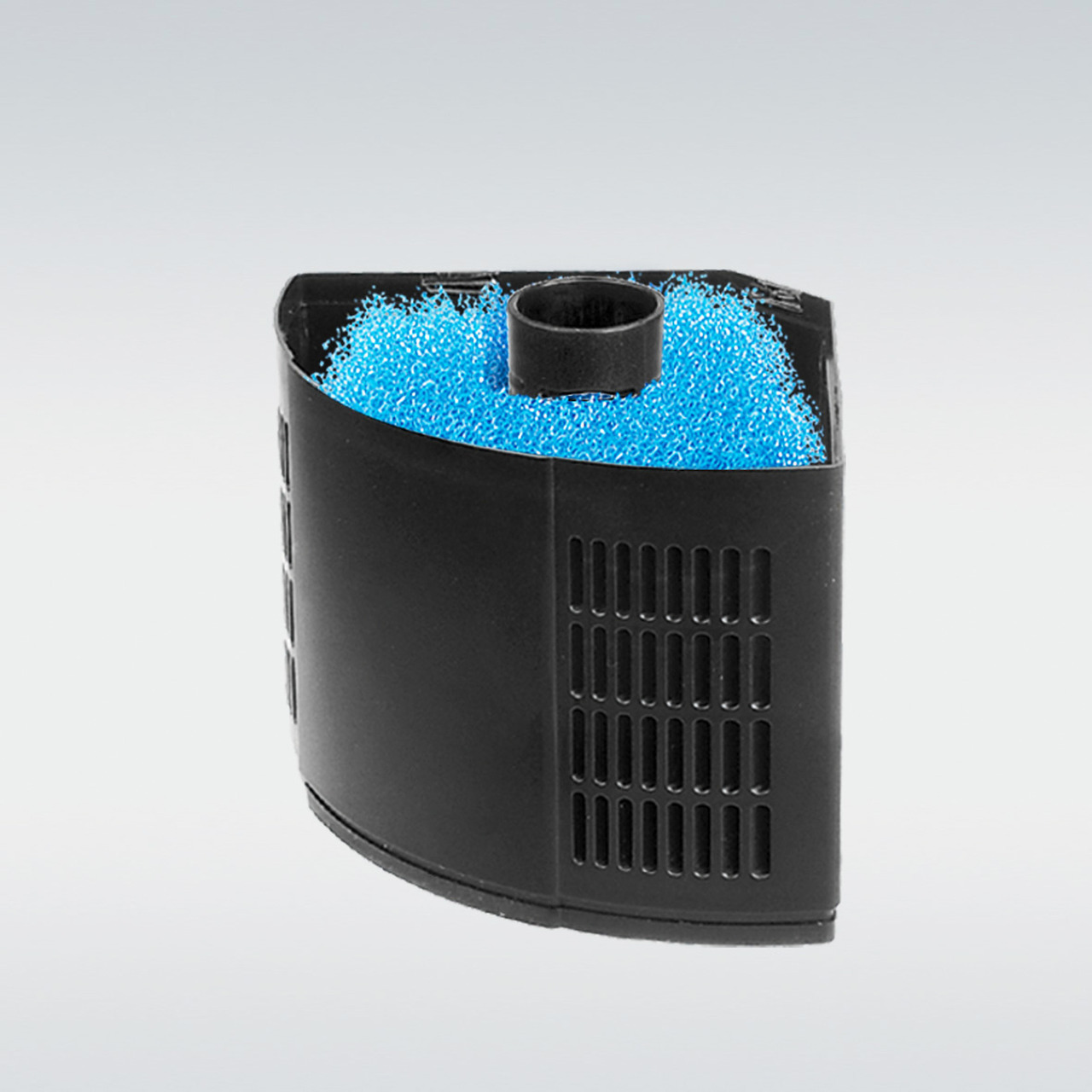 JBL CristalProfi i60 Ersatzfiltermodul, für Aquarienbesitzer, schwarzer Filter mit blauer Schaumstofffüllung, reinigt Aquarienwasser.