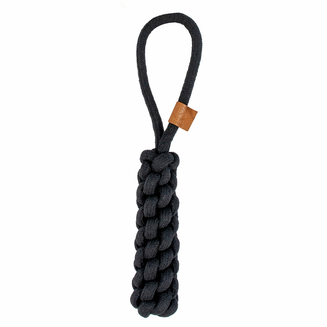 D&D Rope Toy, Hundespielzeug, für alle Größen, robustes Seil m. Schlaufe, Zahngesundheit fördernd, ideal f. interaktive Spiele.