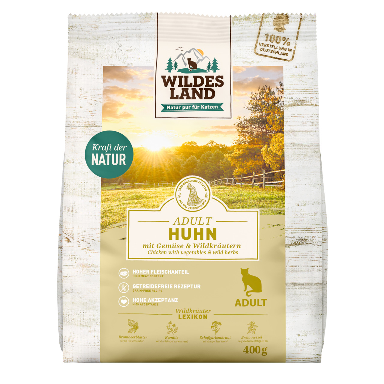 WILDES LAND Truthahn Huhn 400 g