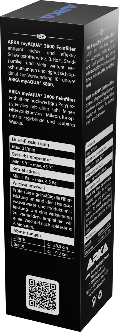 ARKA myAQUA® 3800 - Feinfilter Bild 3