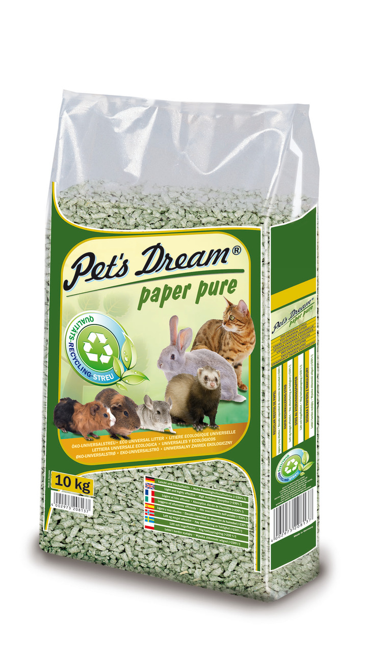 Pet's Dream Paper Pure Nager Einstreu 10 kg