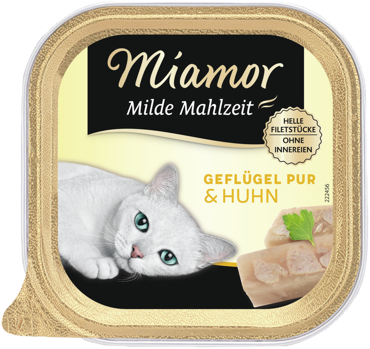 Sparpaket 16 x 100 g Miamor Milde Mahlzeit Geflügel pur & Huhn Katzen Nassfutter