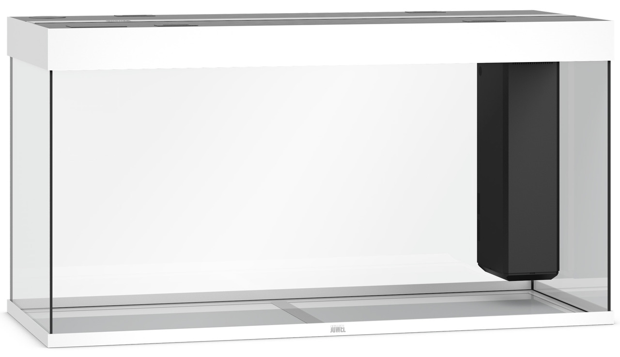 JUWEL Aquarium LIDO 200 LED, Weiß, 200 L, für Süß--Meerwasser, mit schwarzer Filtereinheit, ideal für Aquaristik-Enthusiasten.