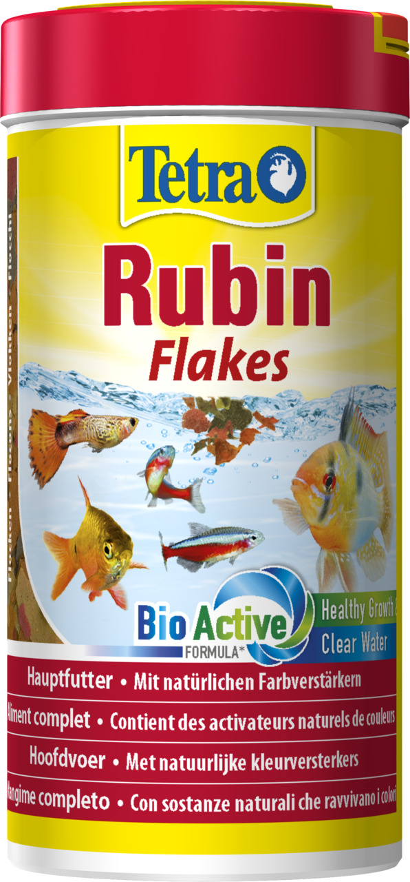 Tetra Rubin Flakes Aquarium Flockenfutter 250 ml