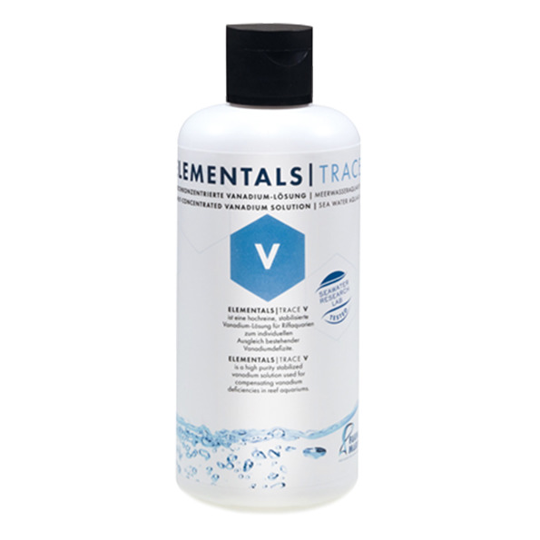 Fauna Marin Elementals Trace V, 250 ml, für Riffaquarien, hochreine Vanadium-Lösung zur Ergänzung von Spurenelementen.