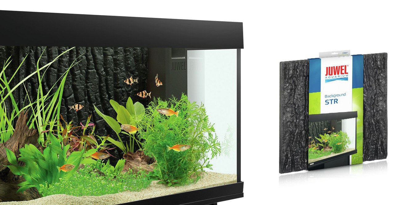 JUWEL Aquarium Hintergrund-Set STR, Rückwand im Stein-Design, für Aquarienbesitzer, dekorativ, realistische Optik.