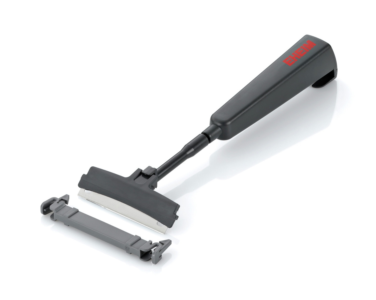 EHEIM Scheibenreiniger, für Aquarienbesitzer, mit scharfer Klinge & ergonom. Griff, entfernt Algen/Schmutz effektiv, EAN 4011708007808.