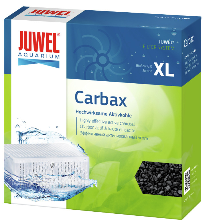 JUWEL Carbax, Aktivkohle f. Aquarienfilter, Zielgr.: Aquarienbesitzer, f. Bioflow 8.0 Jumbo XL, effektive Wasserreinigung.