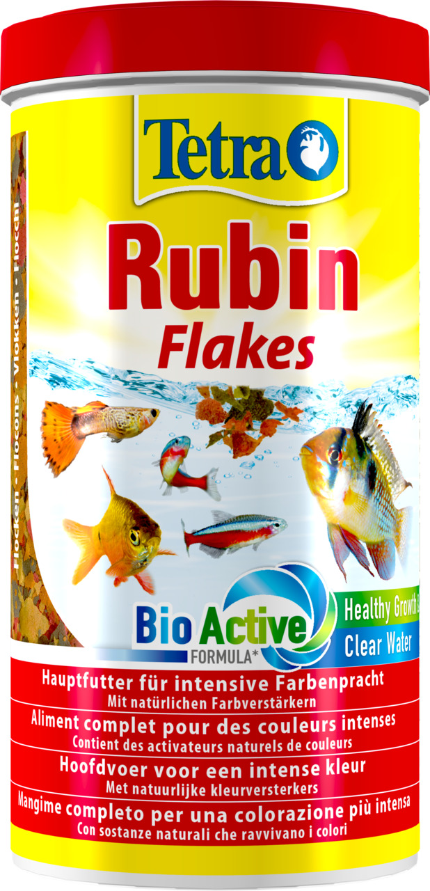Tetra Rubin Flakes Aquarium Flockenfutter 1 l