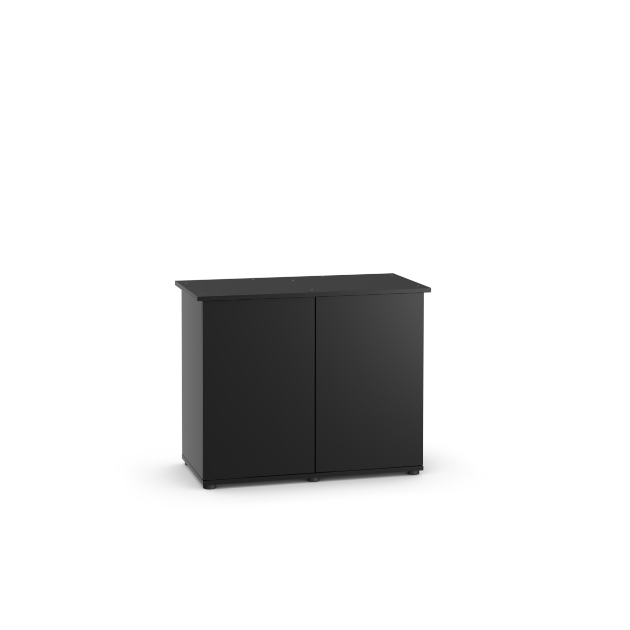 JUWEL SBX Rio 125 Unterschrank, für Aquarien, schwarz, 2 Türen, Stauraum für Zubehör-Futter, Maße: ca. 81x36x73 cm.