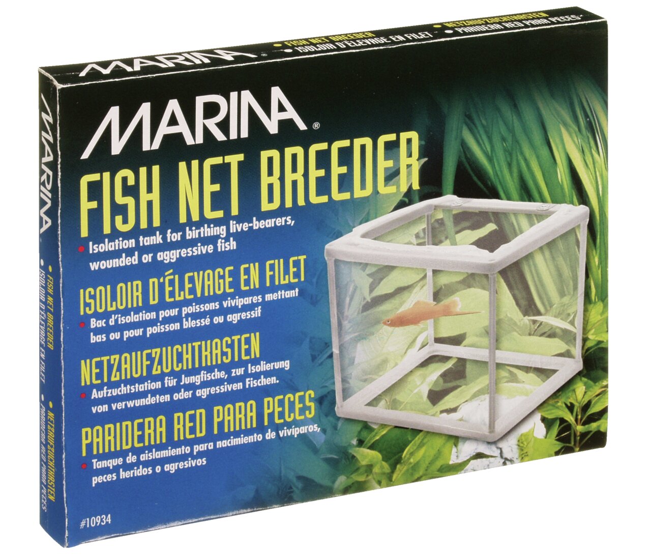 Marina Fish Net Breeder, Netzaufzuchtstation f. Aquarien, Isolation v. Jungfischen-verletzten-aggressiven Fischen, f. Aquarienbesitzer.