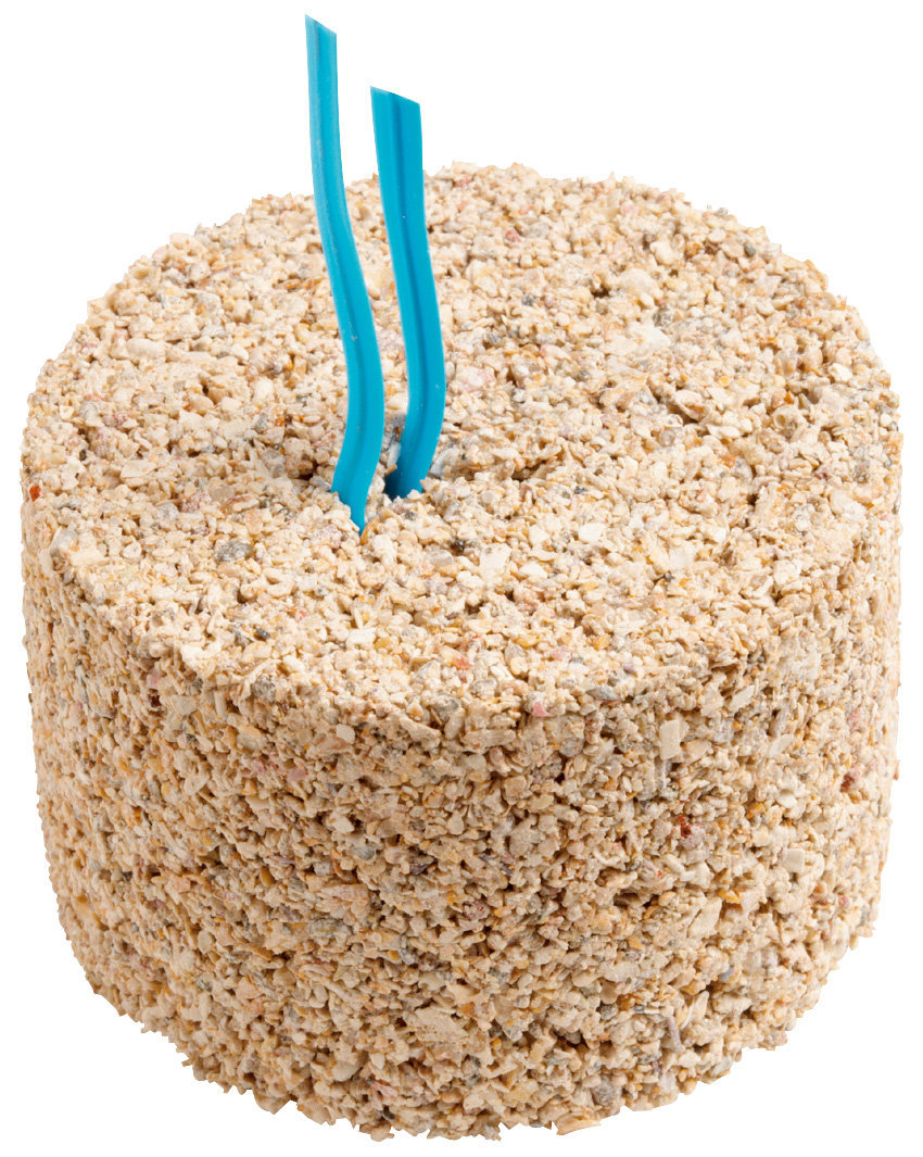 Versele-Laga Orlux Pickstein für Ziervögel (Kanarien, Wellensittiche), Mineralien, mit Halterungen, leicht zu befestigen.