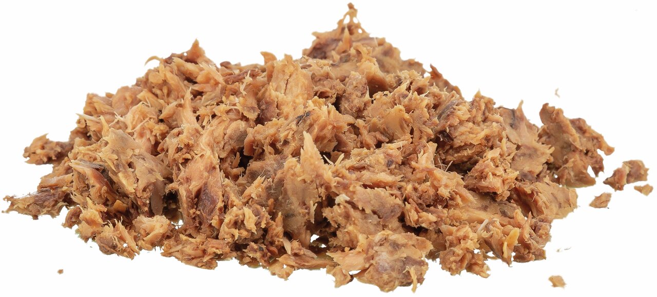 Hundefutter von TRIXIE, für Hunde, Geschmacksrichtung Thunfisch, 50 g, saftige und natürliche Fleischstückchen.