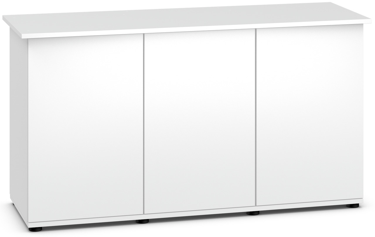 JUWEL SBX Rio 180 Unterschrank Weiß, für JUWEL Rio 180 Aquarium, stabiler Stauraum für Zubehör, 3 Türen, minimalistische Optik.