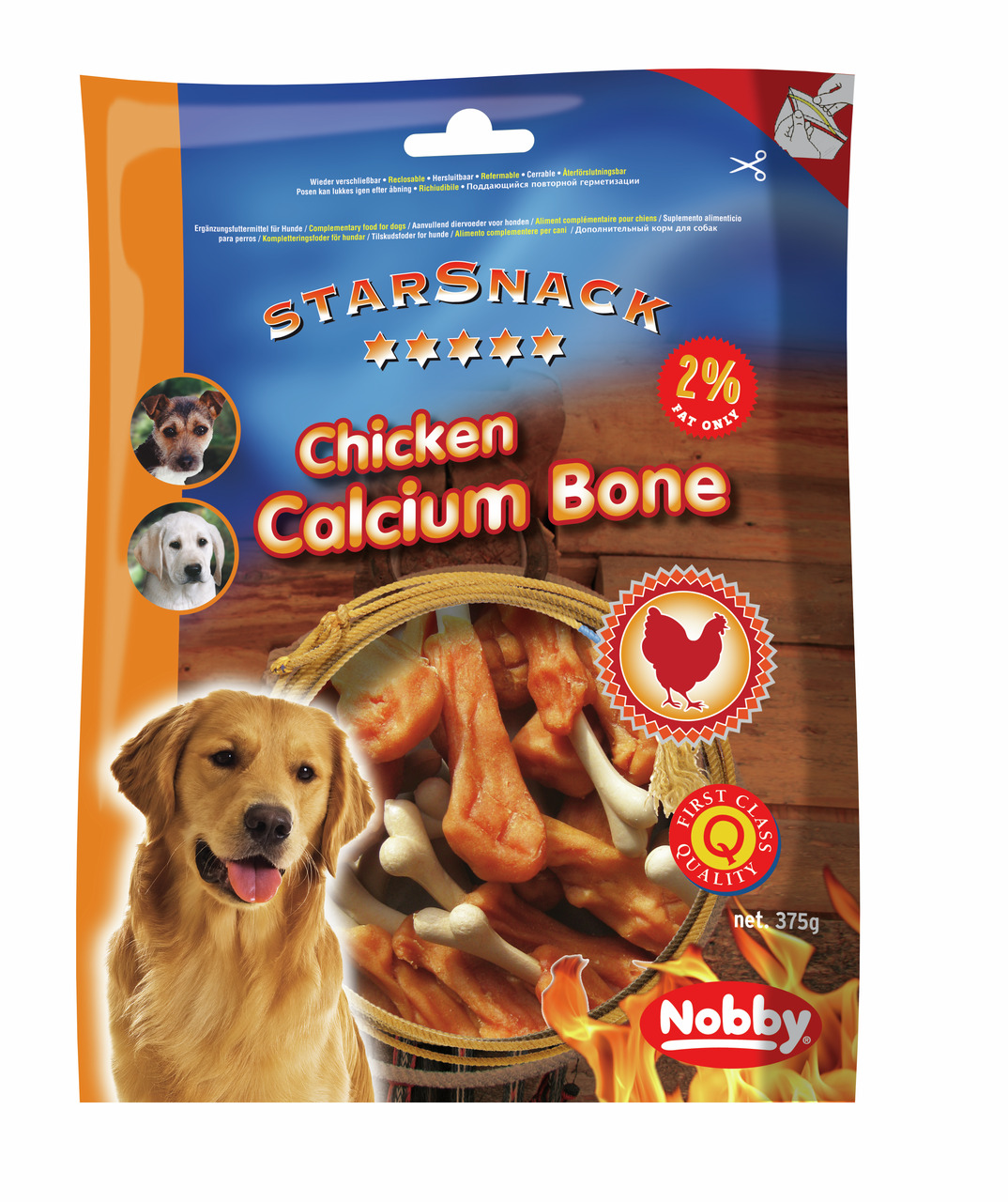 StarSnack Chicken Calcium Bone 375 g