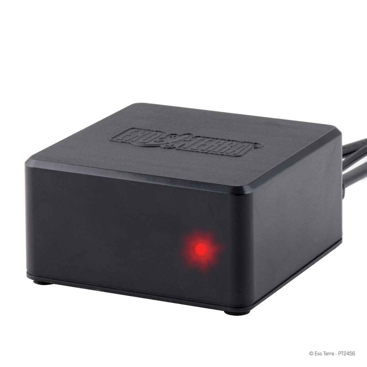 Exo Terra Thermostat, für Reptilienhalter, Temp.regelung in Terrarien, präzise Steuerung von Heizgeräten, rote LED, schwarz.
