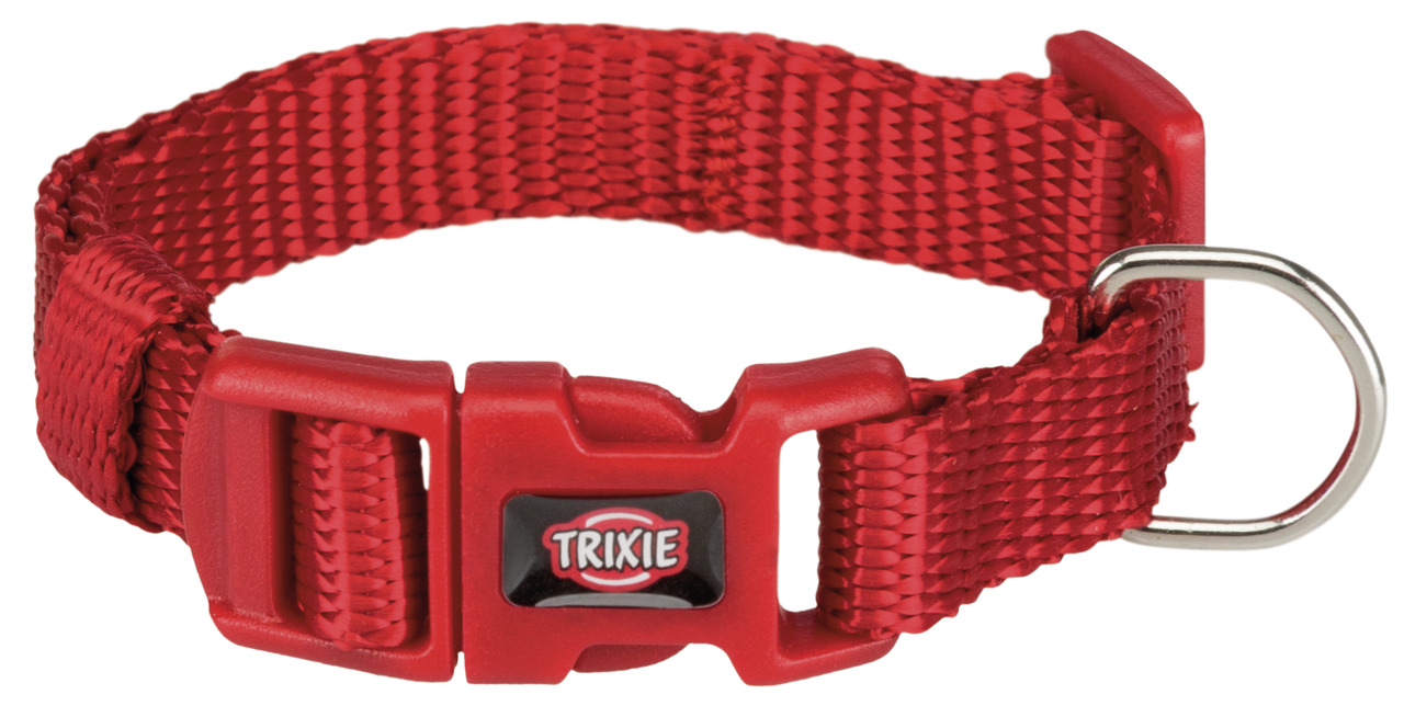 TRIXIE Premium Halsband XXS–XS 15–25 cm/10 mm rot