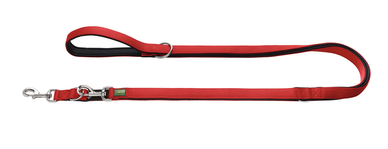HUNTER Hundeleine Tripoli, Nylon, gepolstert, verstellbar, für alle Hunde, stabil, Komfortgriff, ideal für Spaziergänge & Training.
