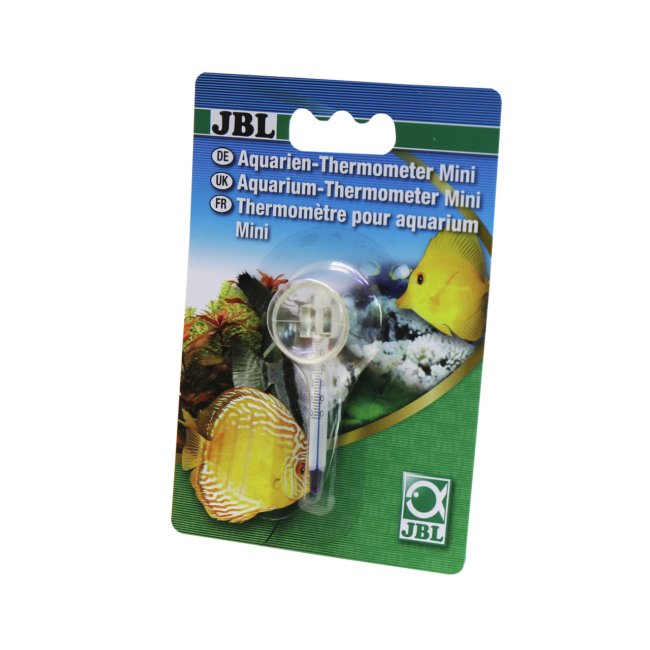 JBL Aquarien-Thermometer Mini: Präzises Thermometer für Aquarienbesitzer, genaue Temp.messung, Marke JBL, 1 Stk.