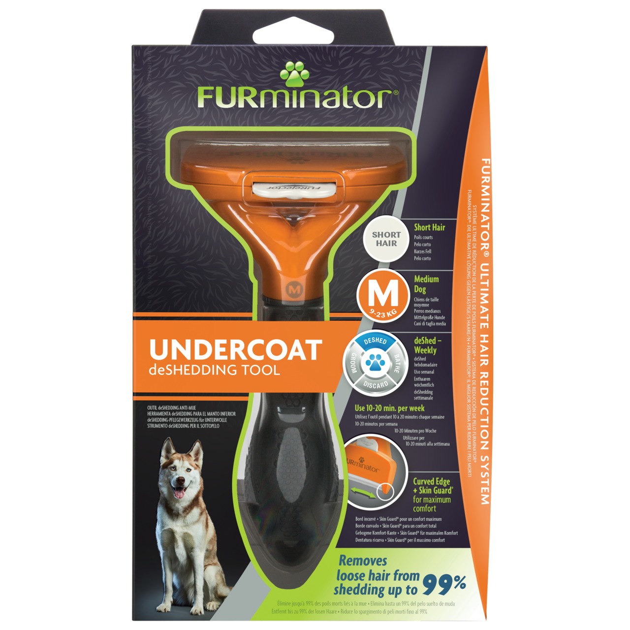 Furminator deShedding Tool Dog Kurzhaar M